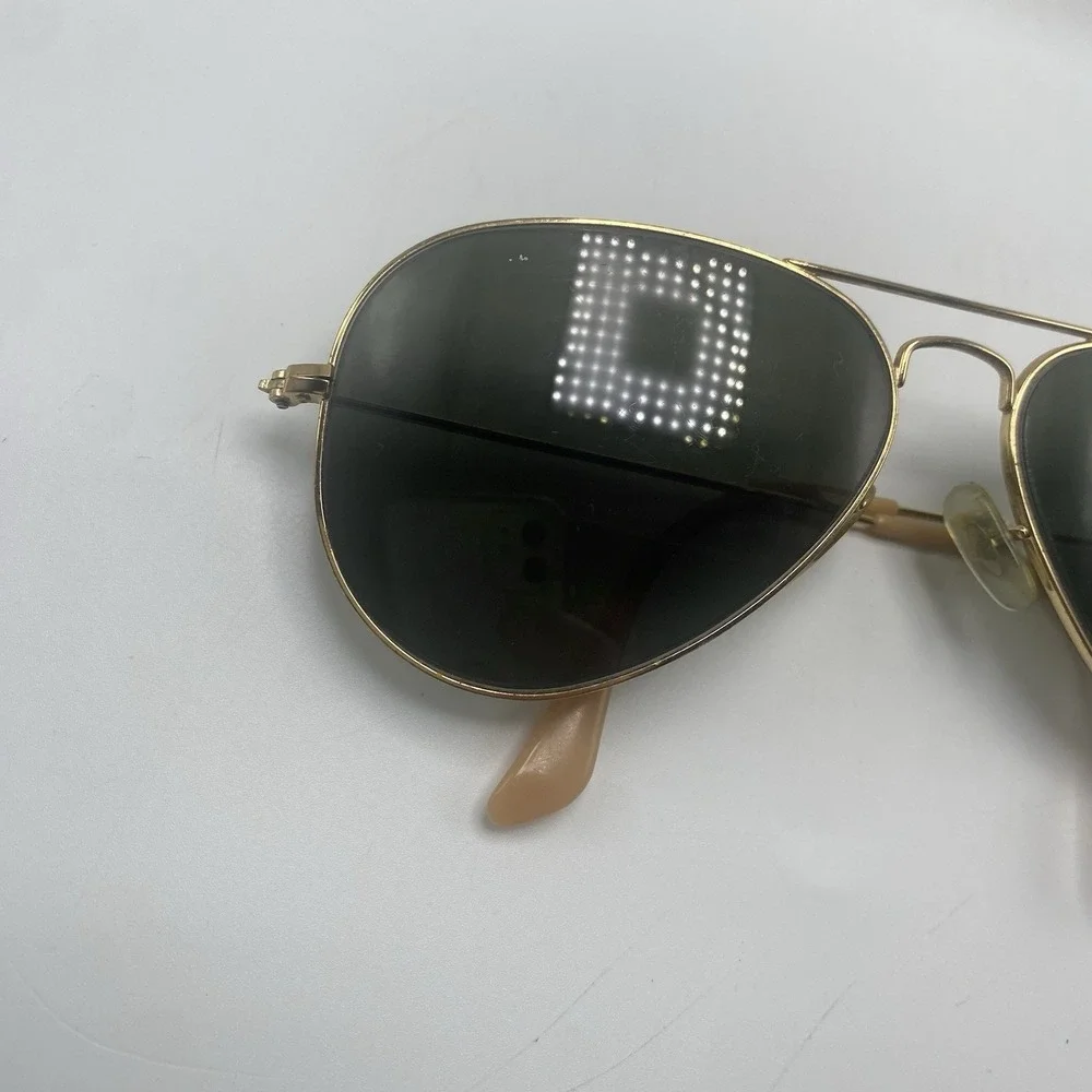 Coach Sunglasses Women FRAME ONLY Aviator Gold Brown 513